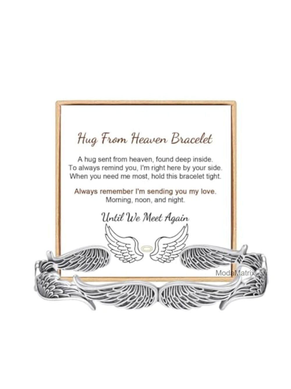 Hug from Heaven Morse Code Bracelet - Adjustable Memorial Bracelet